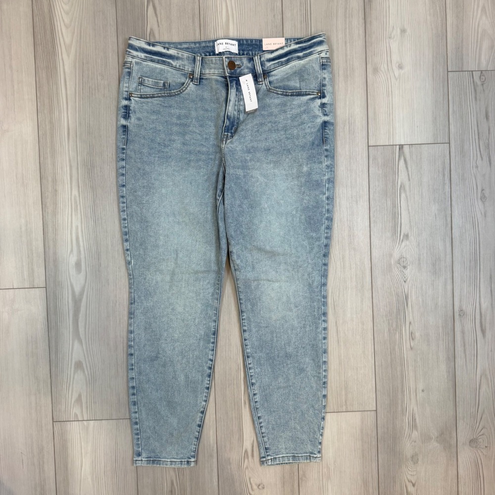 NWT Lane Bryant Signature Fit Skinny Jeans Flex Magic Waistband 16 Mid Rise